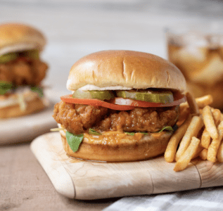 Hot Honey Fried Chicken Sandwich