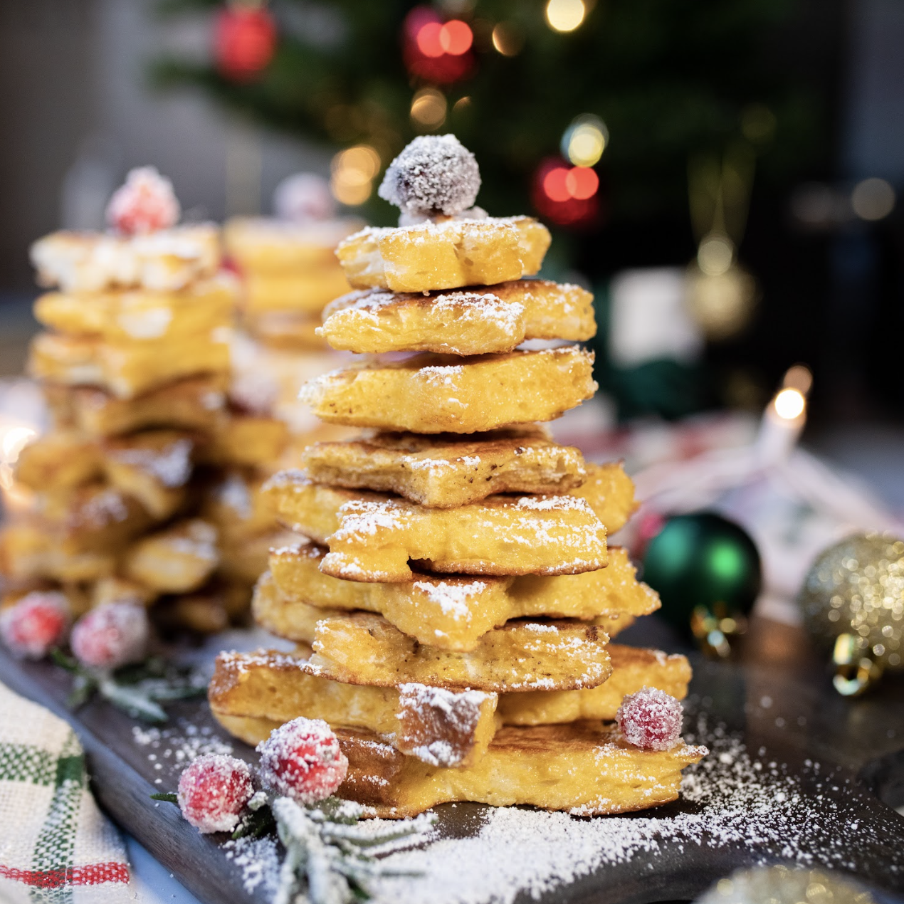 French Toast Holiday Pine Trees