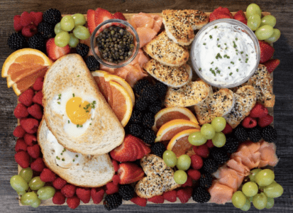 Valentine’s Day Breakfast Board