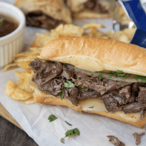 Cook low and slow is the name of the game for this French Dip.