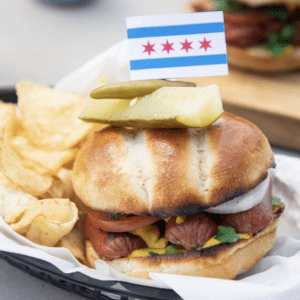Chicago Hotdog Burger