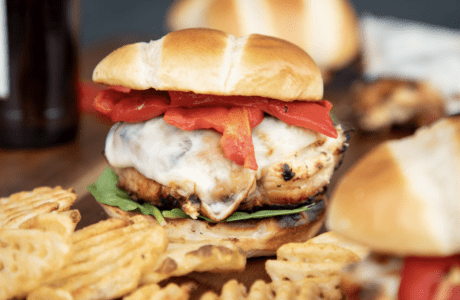 Grilled Stuffed Chicken Sandwich