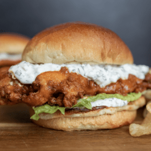 Crispy Fried Buffalo Chicken Sandwich -