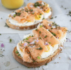 Smoked Salmon Toast