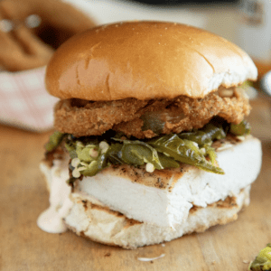 Spicy Buffalo Ranch Grilled Chicken Sandwich