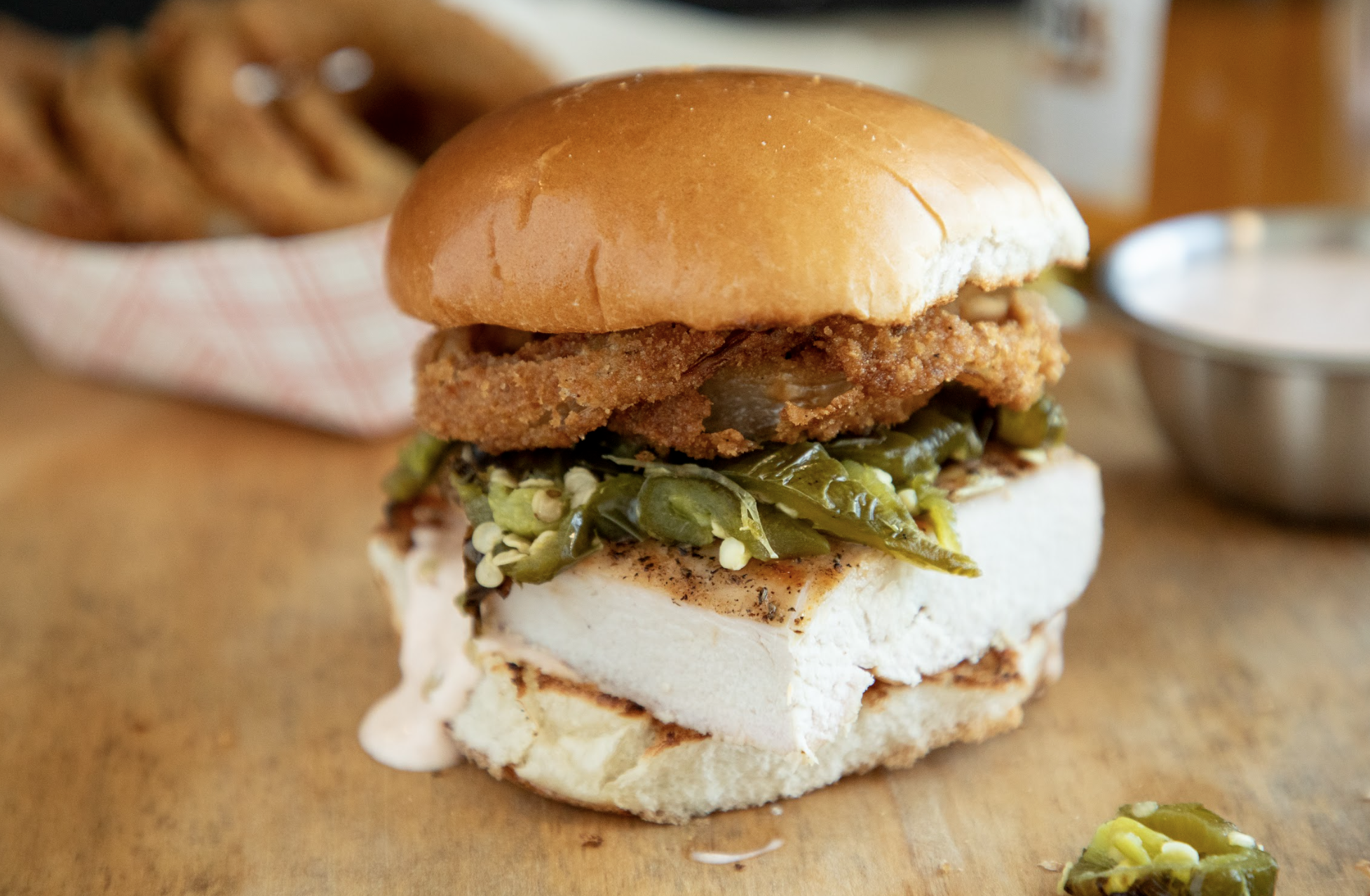 Spicy Buffalo Ranch Grilled Chicken Sandwich