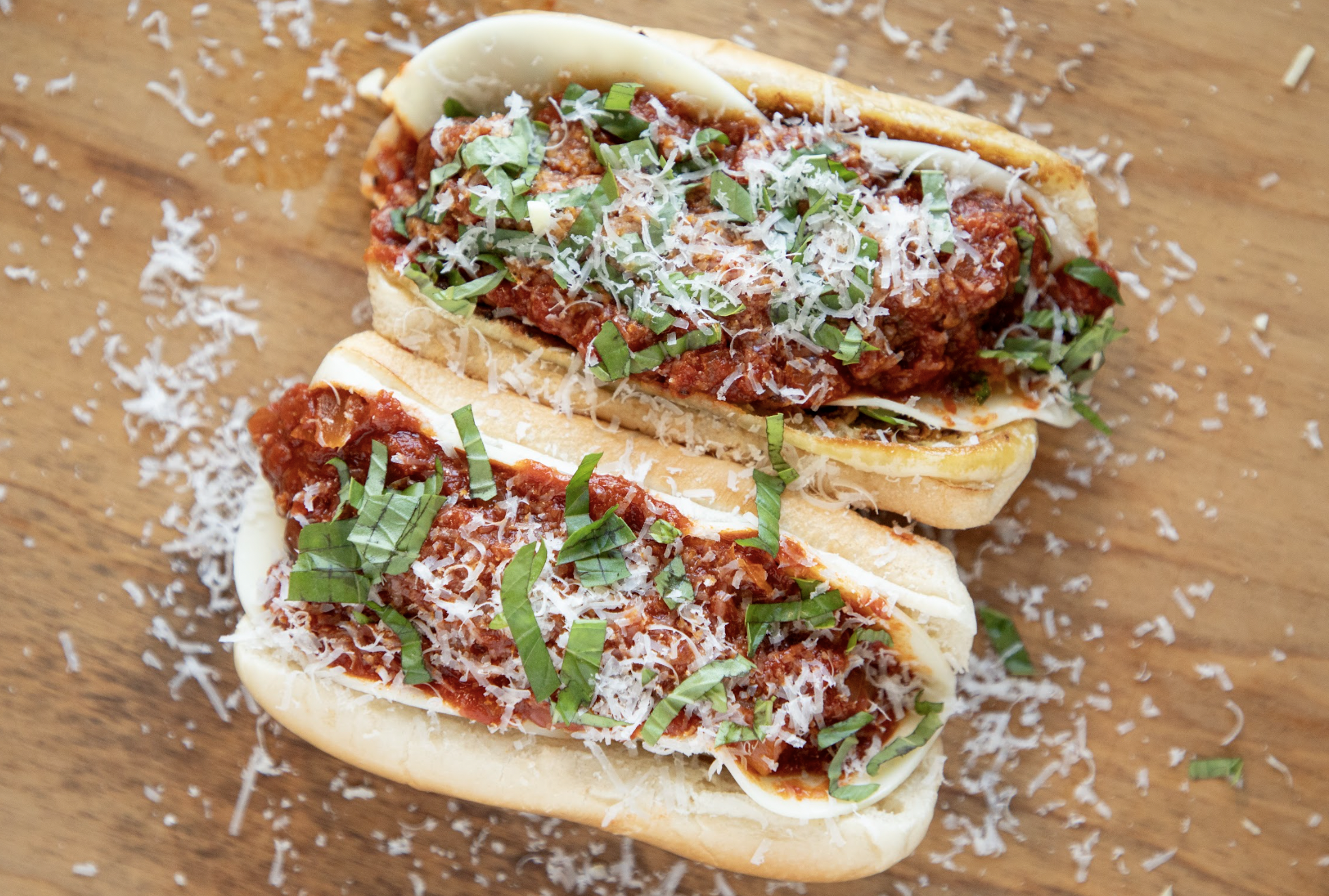 Chicken Parmesan Hot Dog