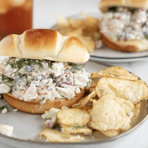 Greek Chicken Salad Sandwich