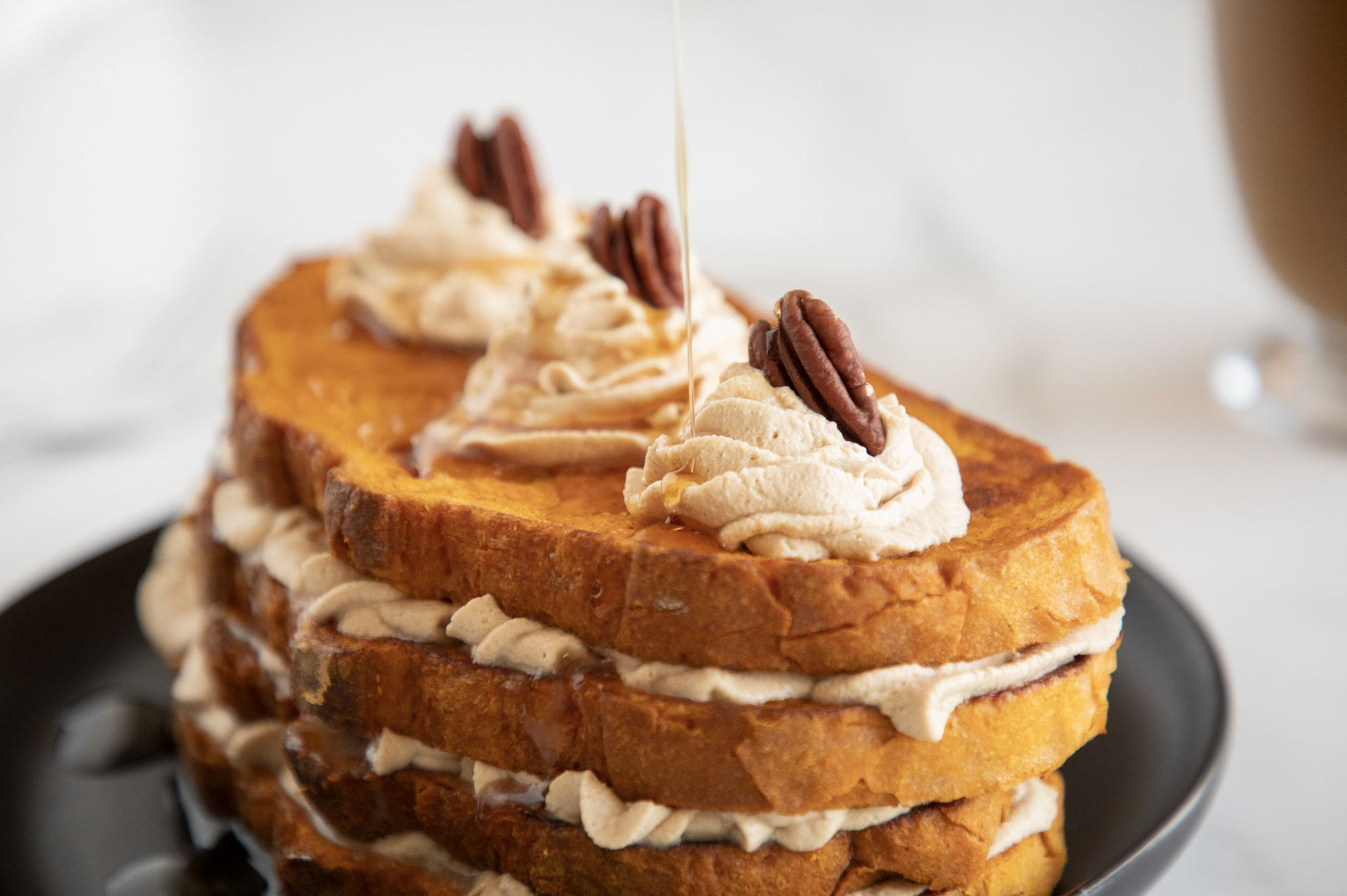 Pumpkin Spice Latte French Toast