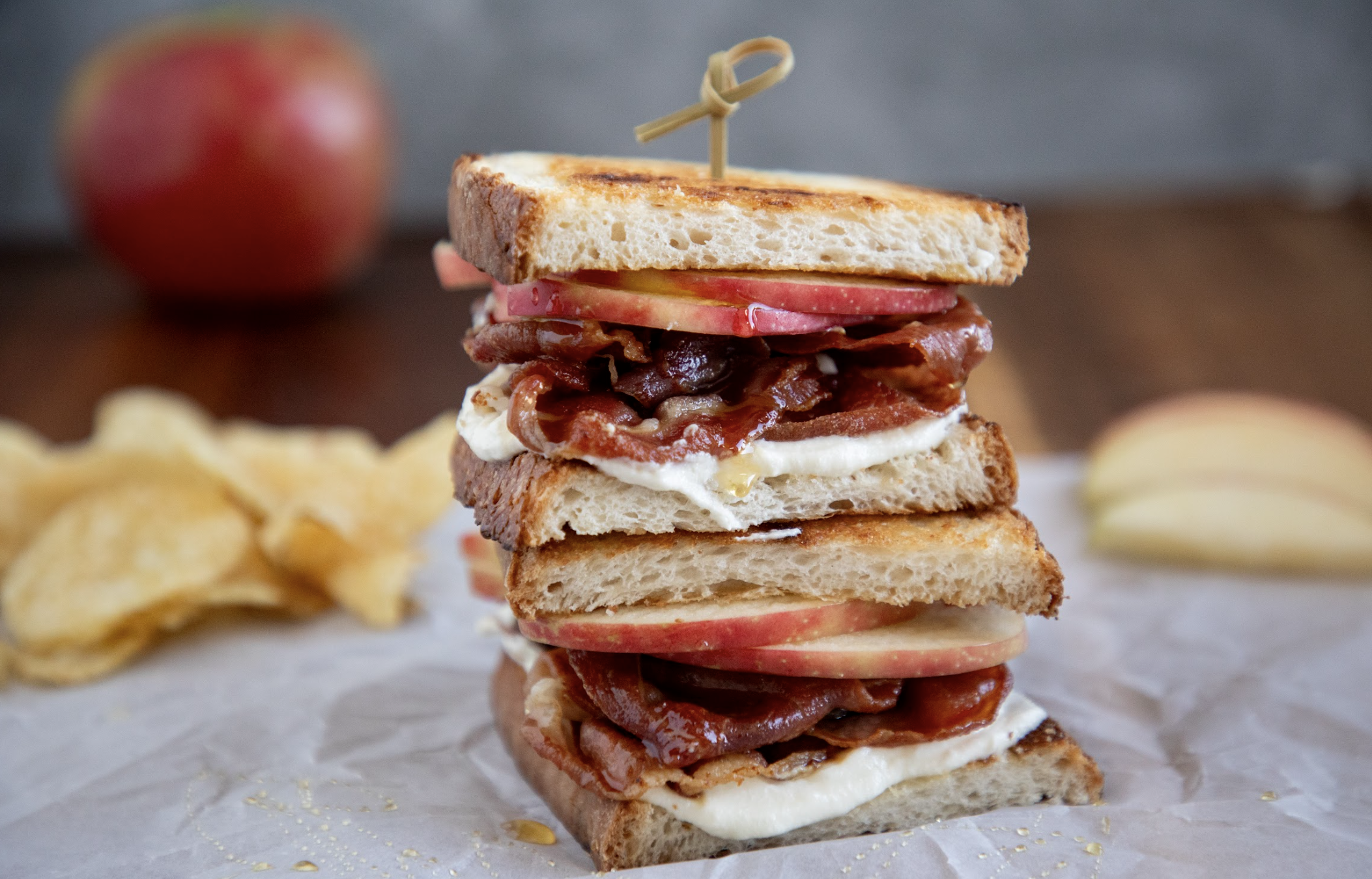 Crispy Prosciutto & Whipped Ricotta Sandwich