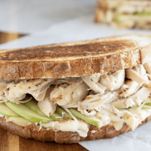 Roasted Chicken, Apple & Brie Sandwich