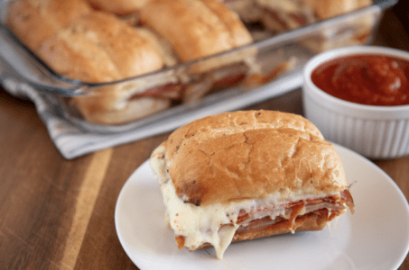 Mini French Roll Stromboli Sliders