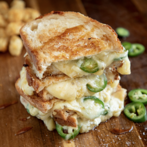 Spicy Jalapeño Grilled Cheese