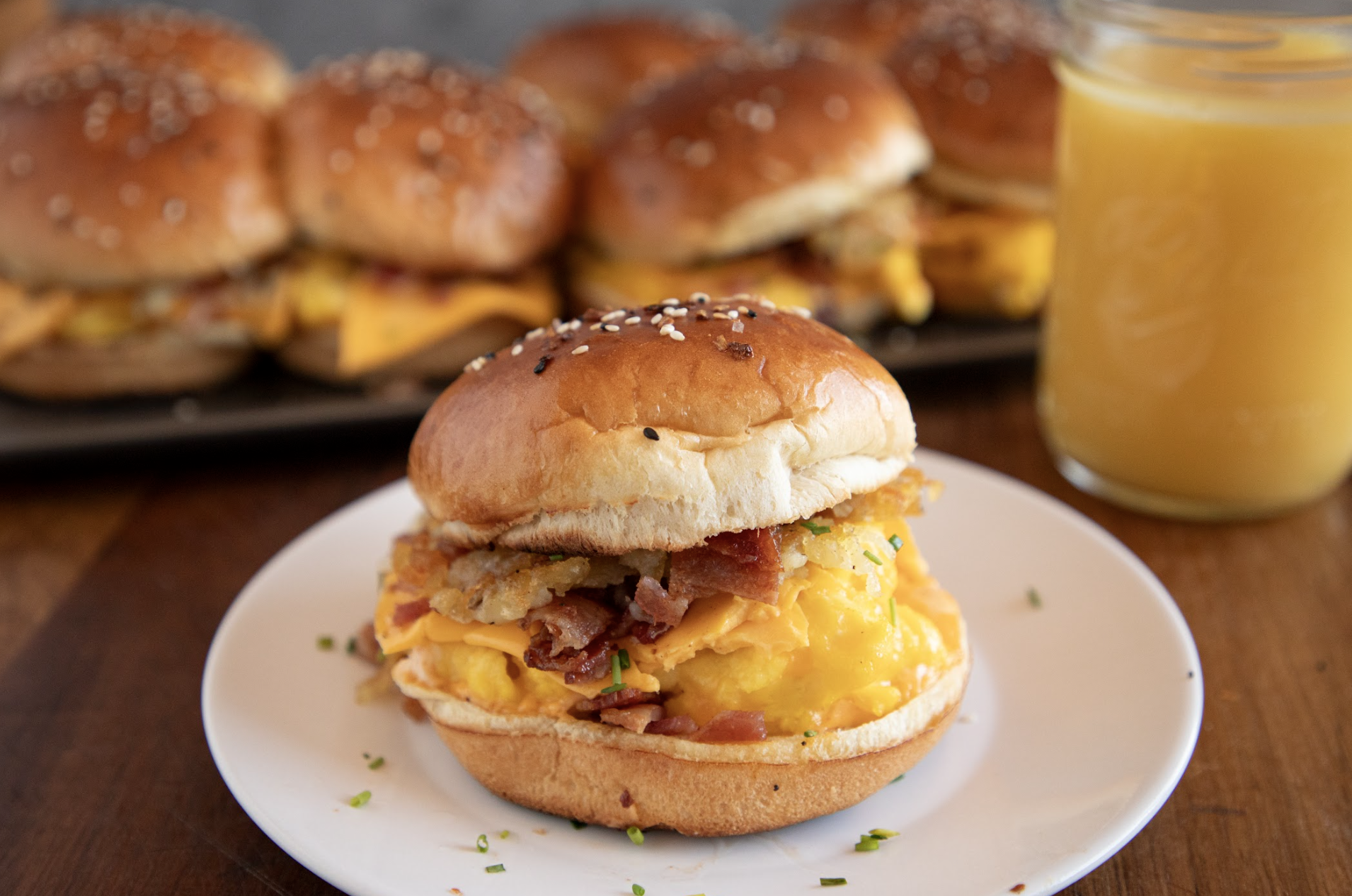 bacon breakfast sandwich