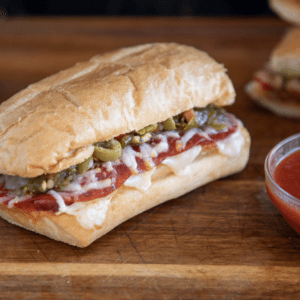 Loaded Pizza Sandwich with Giardiniera