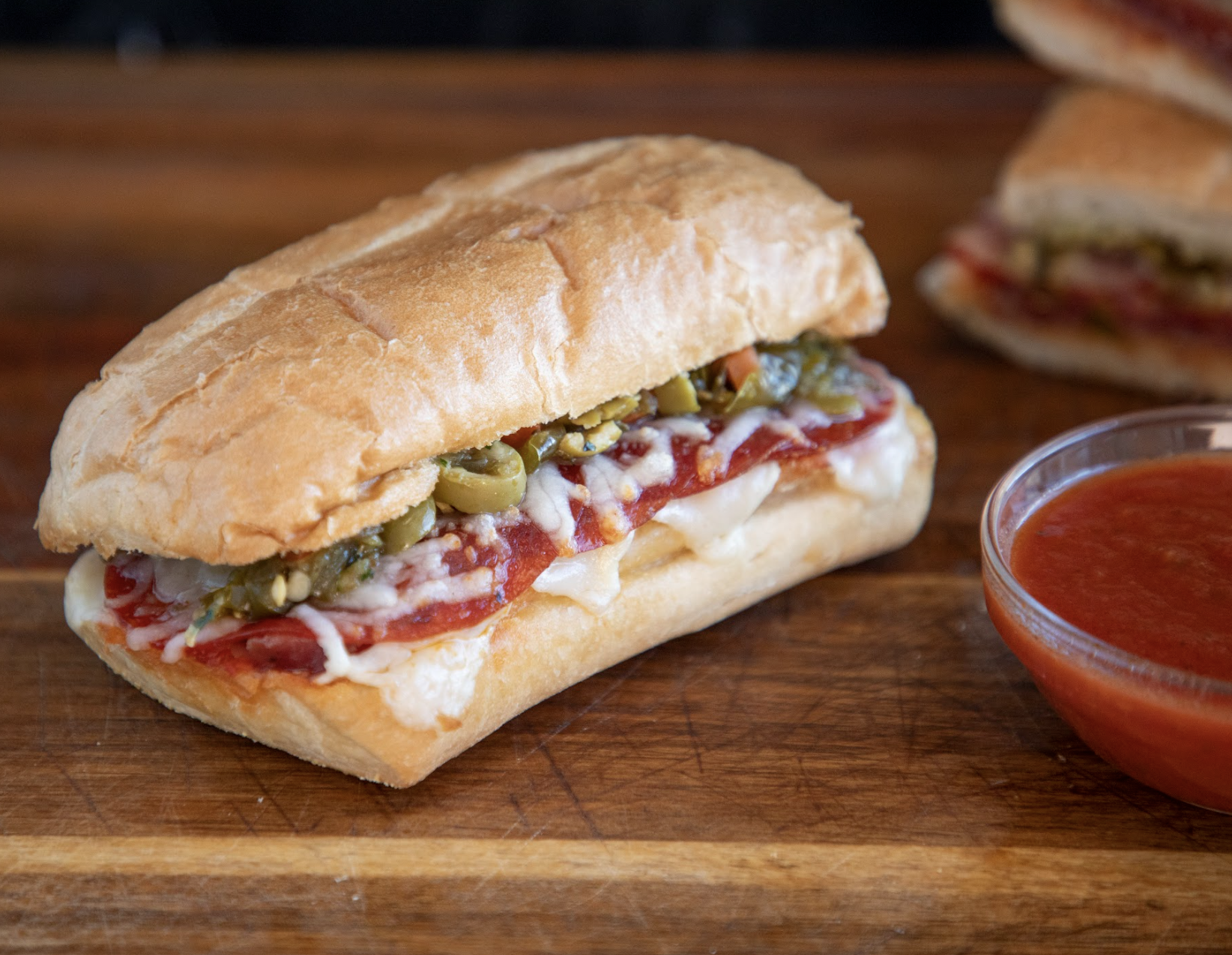 Loaded Pizza Sandwich with Giardiniera