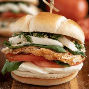 Grilled Chicken Caprese Sandwich