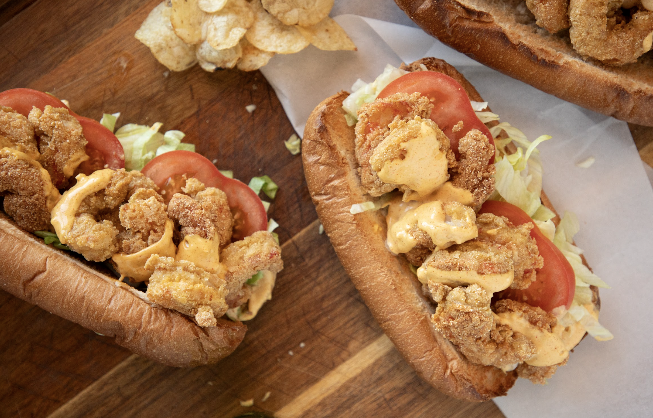 Fried Shrimp Po’Boy