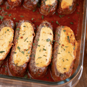 Stuffed Cheesy Italian Sausage