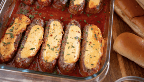 Stuffed Cheesy Italian Sausage