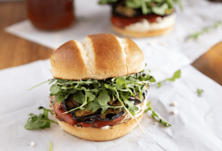 Grilled Veggie Stack Sandwich Recipe