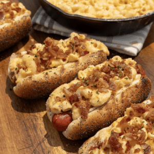 Grilled Mac & Cheesy Dogs