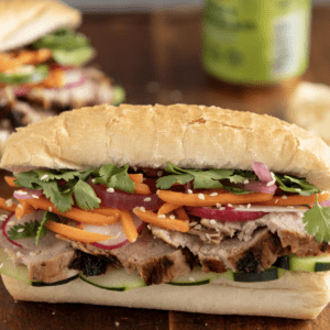 Grilled Pork Tenderloin Bahn Mi