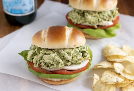 Pesto Chicken Salad Sandwich