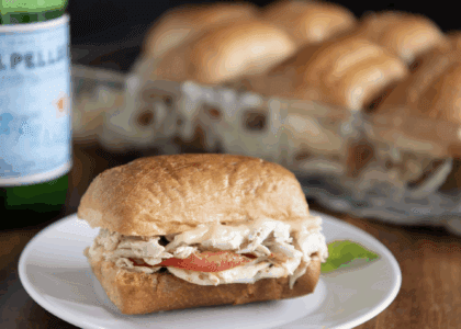 Caprese Chicken Sliders