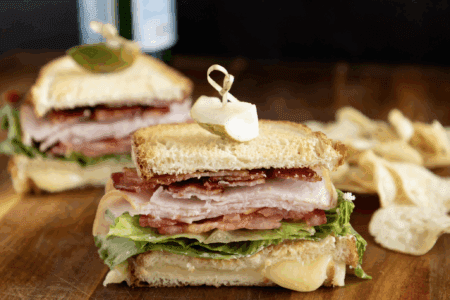 Grilled Cheese Club Sandwich