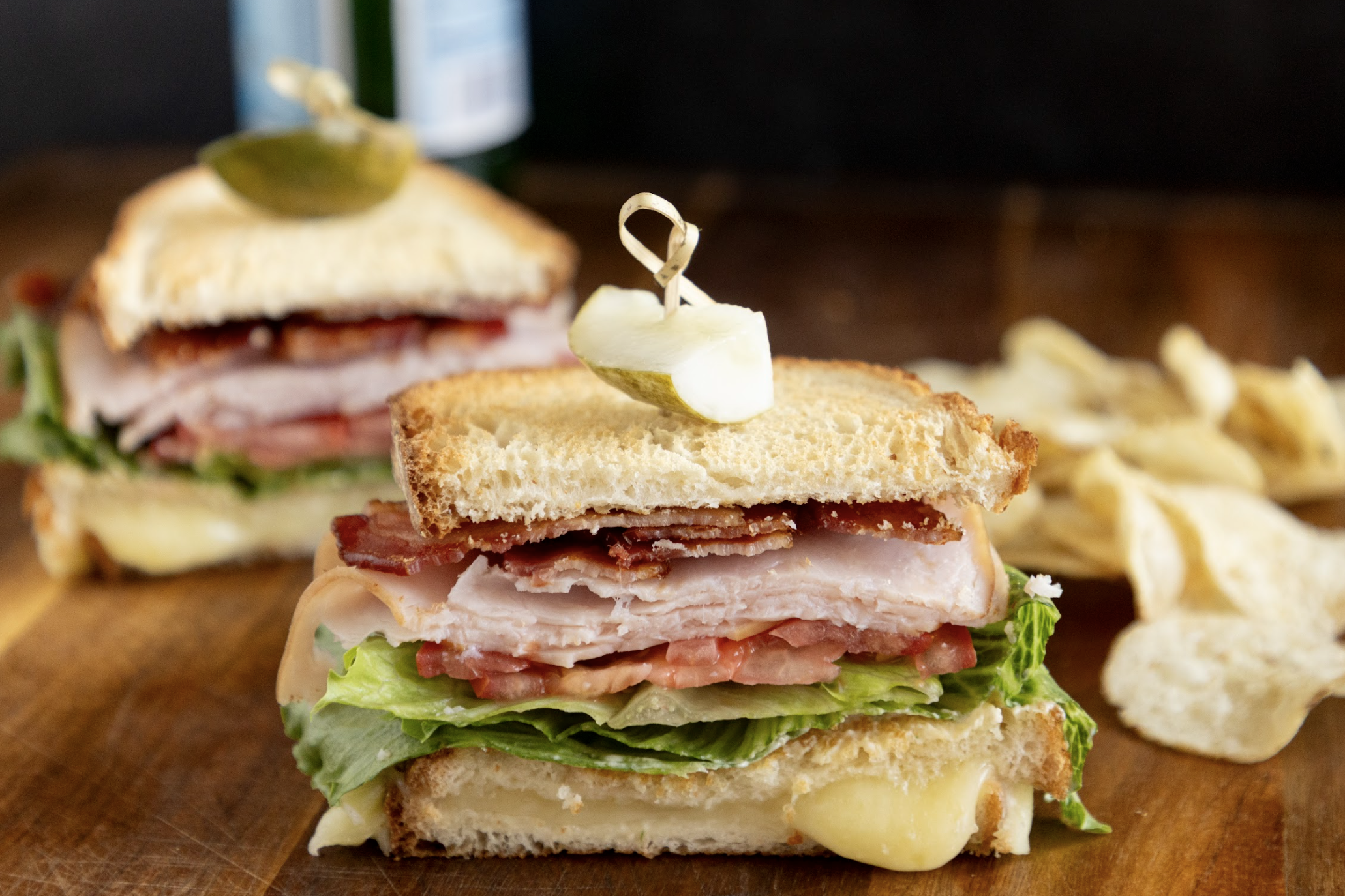 Grilled Cheese Club Sandwich