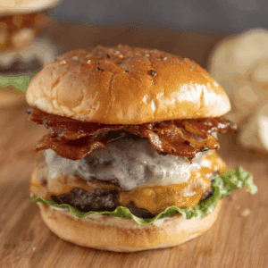 Spicy Maple Bacon Burger