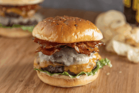 Spicy Maple Bacon Burger