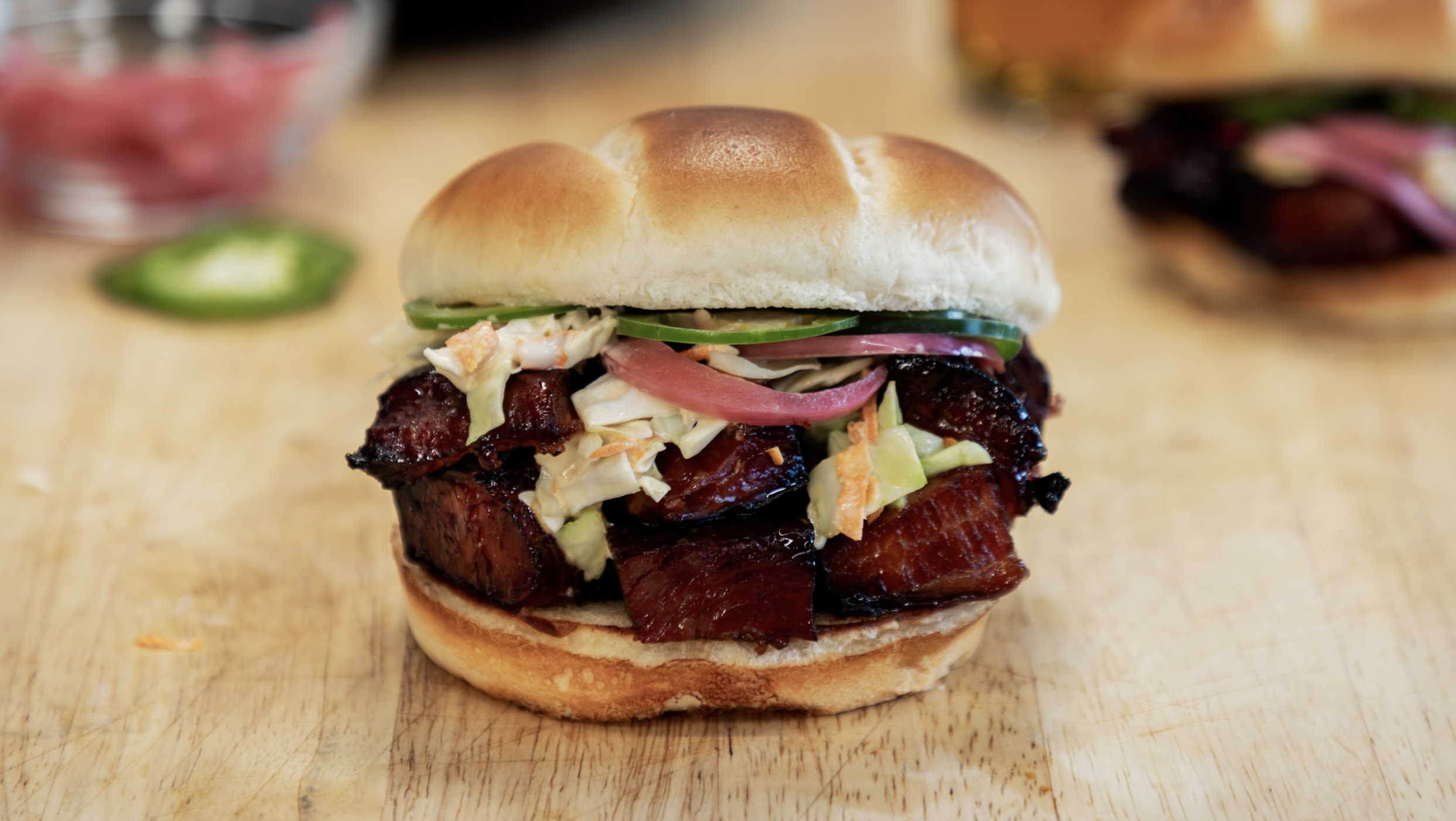 Bacon Carnitas Sandwich