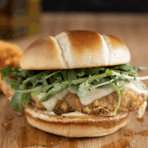 Crispy Pork Schnitzel Sandwich