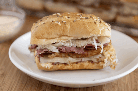 Corned Beef and Hashbrown Sliders