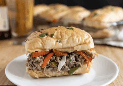 Philly Cheesesteak Sliders