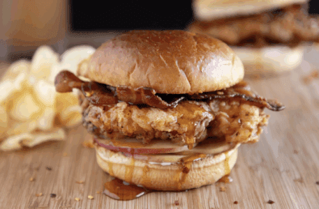 Hot Honey Fried Chicken with Crispy Maple Bacon