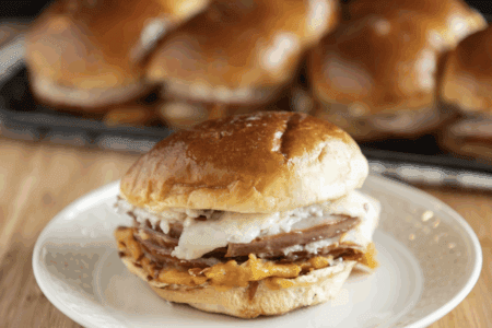 Sweet & Savory Honey Baked Ham Sandwiches