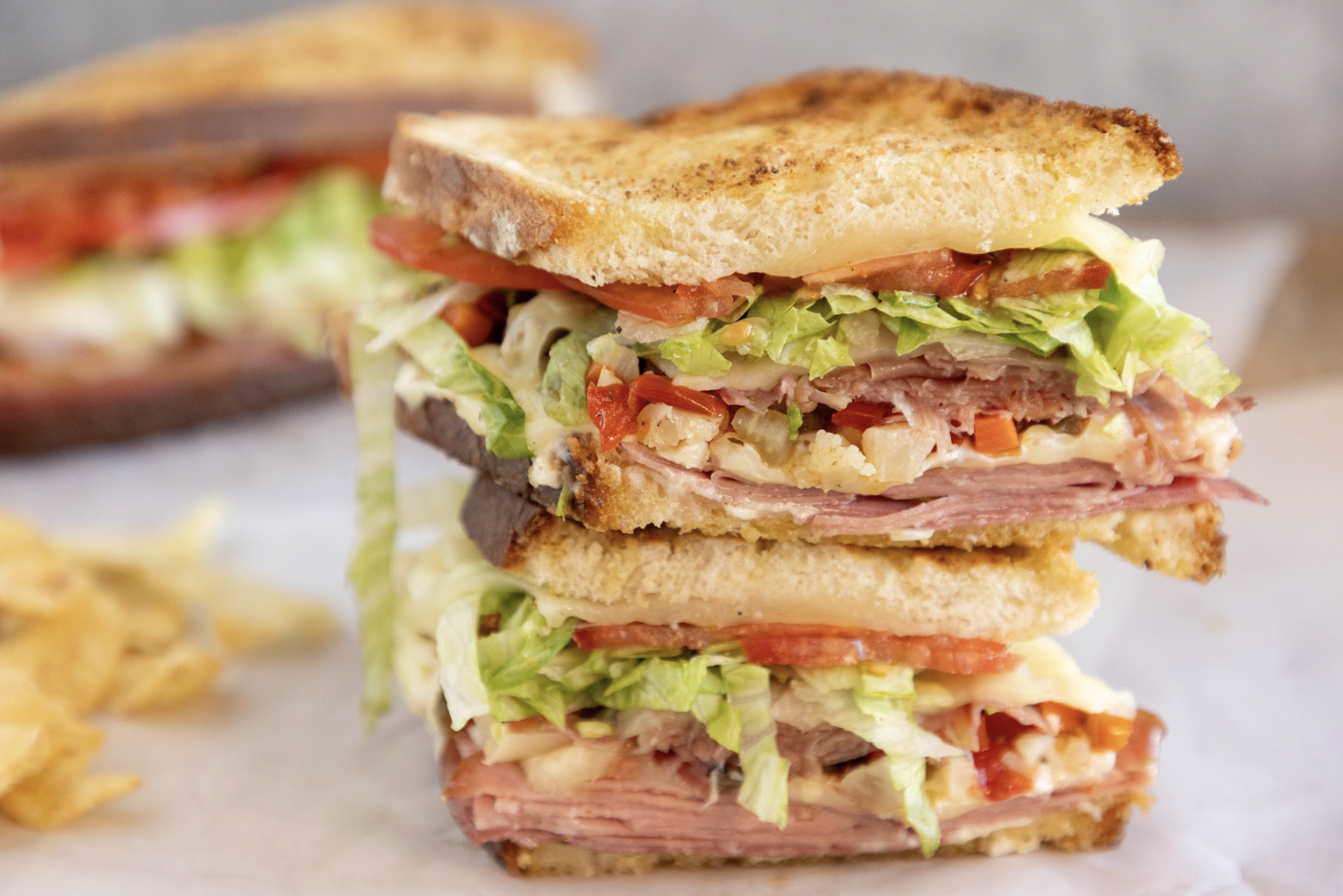 Toasted Garlic Italian Sandwich