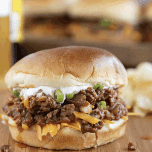 Chili Cheese Sloppy Joes