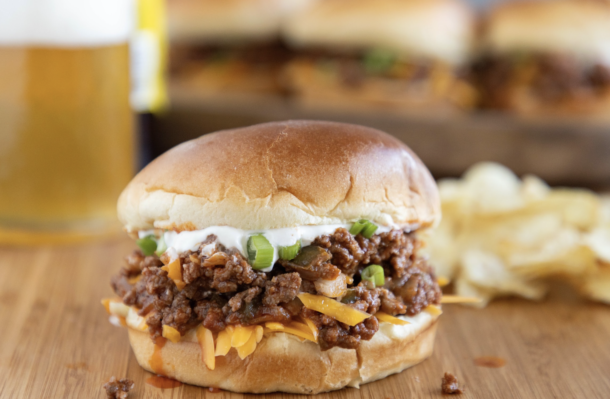 Chili Cheese Sloppy Joes