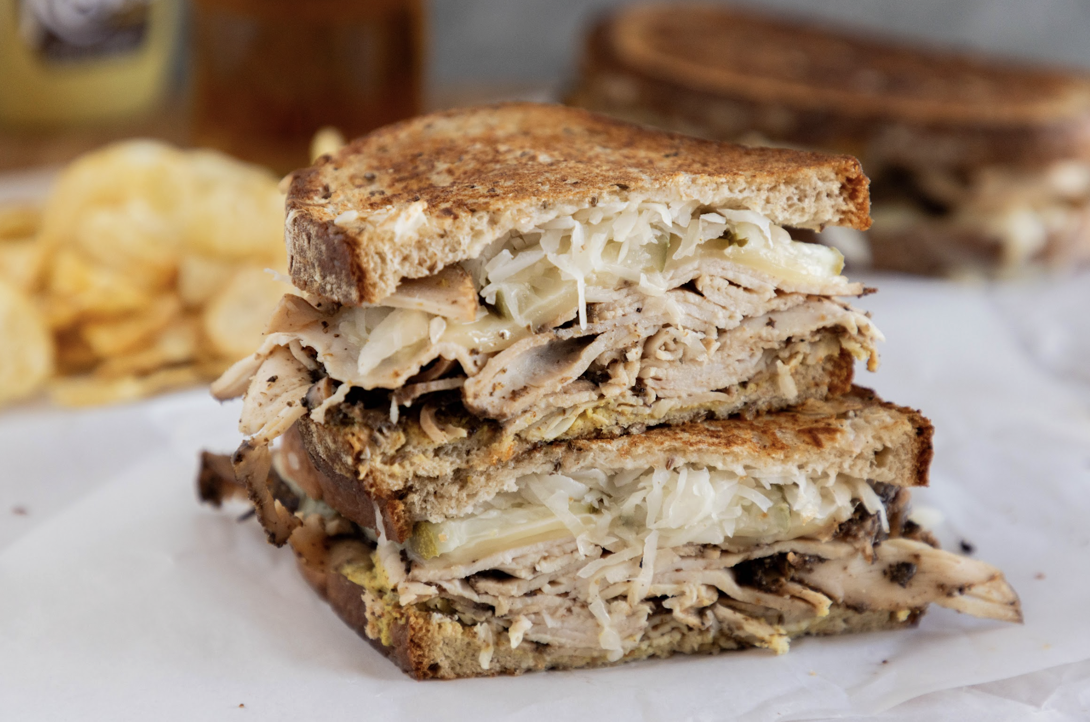 Hot Pastrami Sandwich