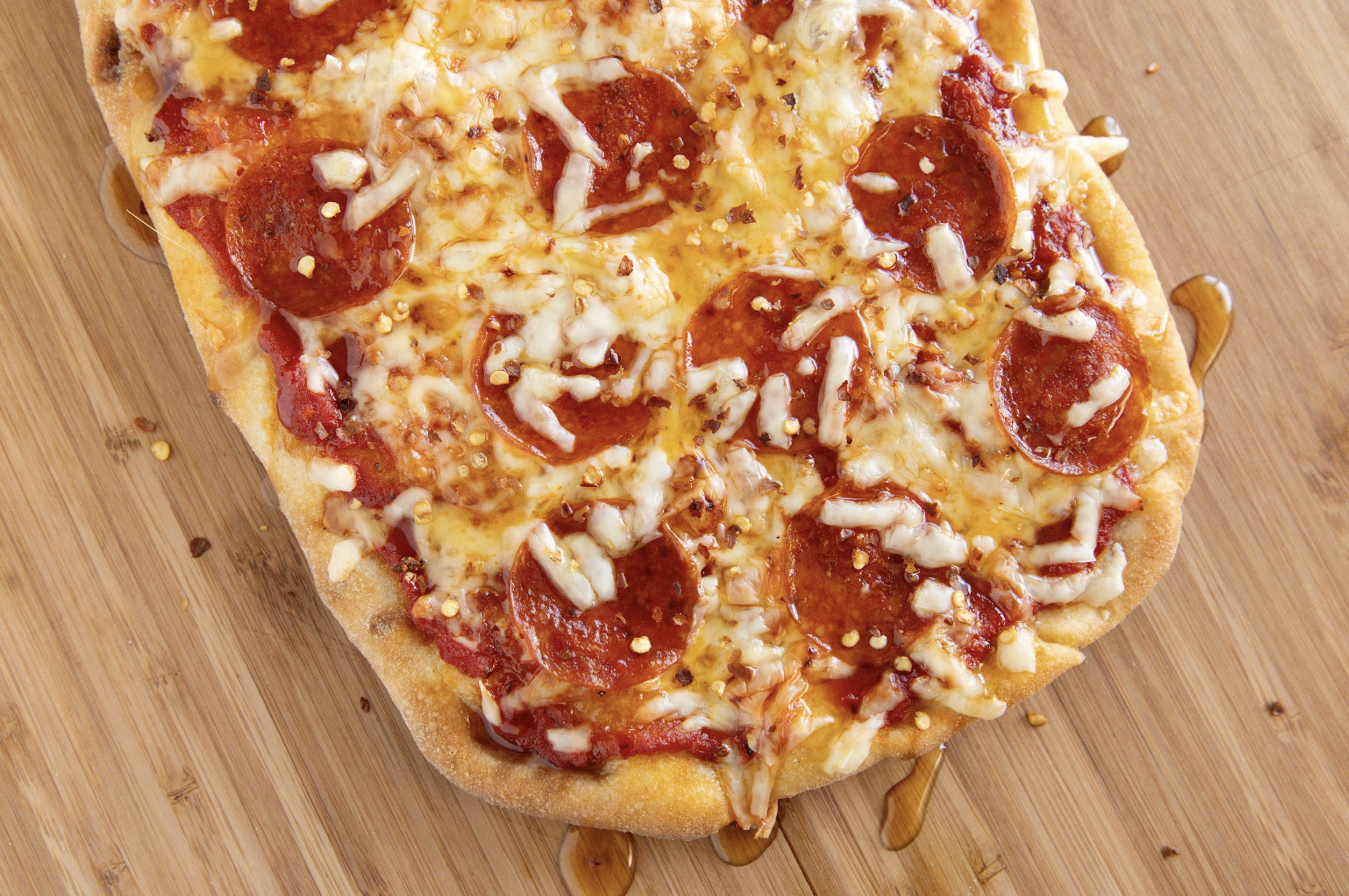 Hot Honey Pepperoni Pinsa