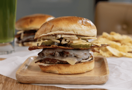 Corned Beef Smash Burger