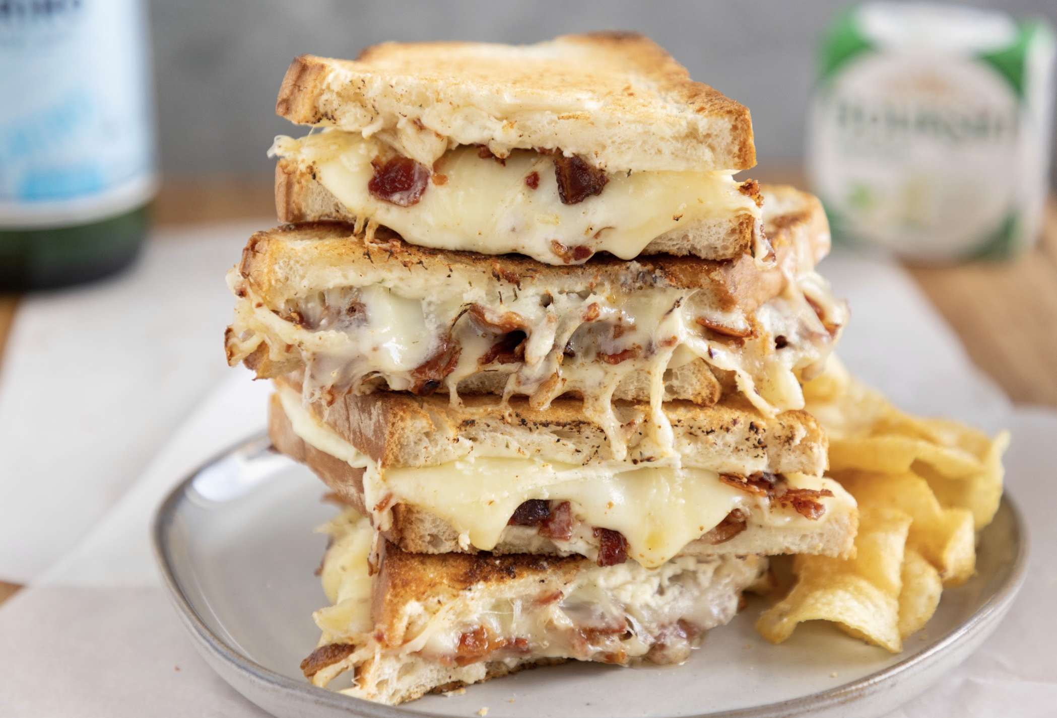 Bacon & Boursin Grilled Cheese