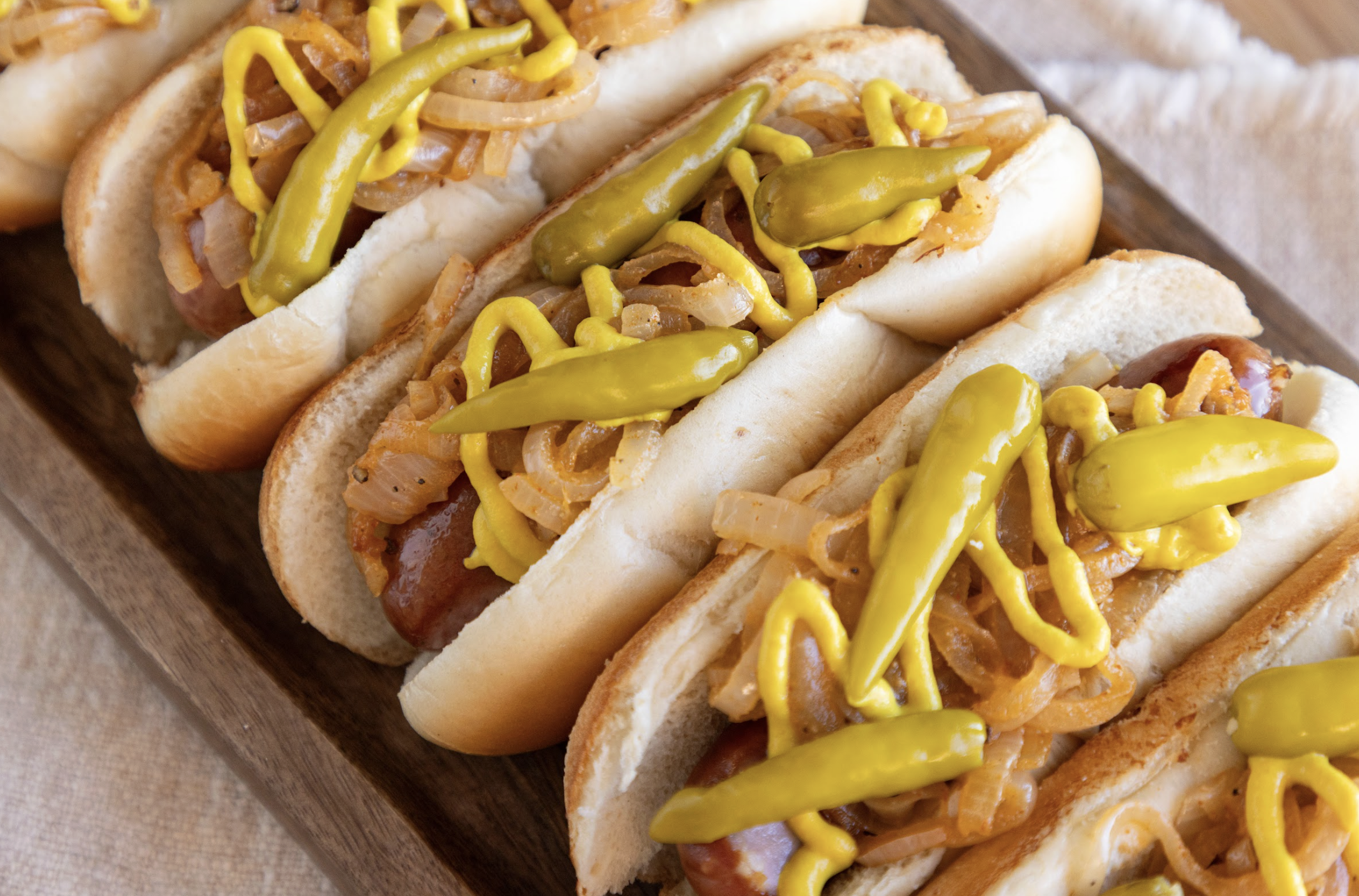 Old Style Beer-Braised Onion Maxwell Street Polish