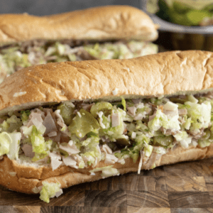 Chopped Pickle Juice Sandwich