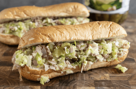 Chopped Pickle Juice Sandwich