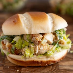 CRISPY CHICKEN CAESAR SALAD SANDWICH